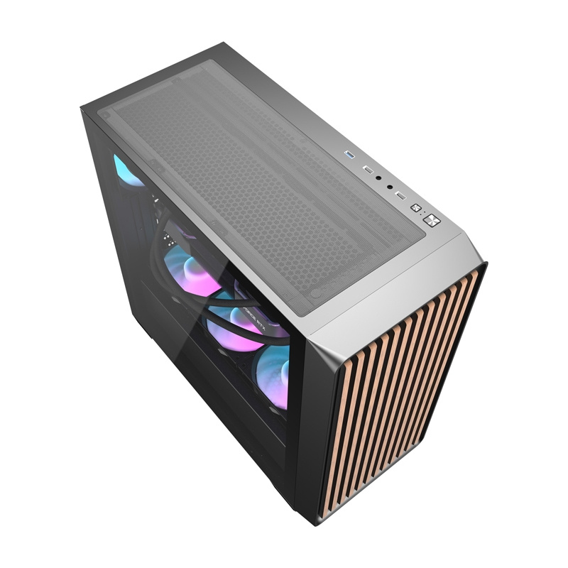 Darkflash DS900WD računalna futrola (crno) + 4 obožavatelja