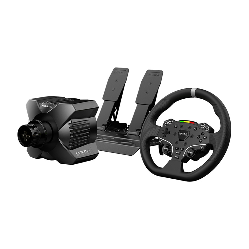 Gaming Set - R3 Base + ES upravljač + SRP -Lite papučice + stezaljke Moza Racing R3 RS074 (PC)
