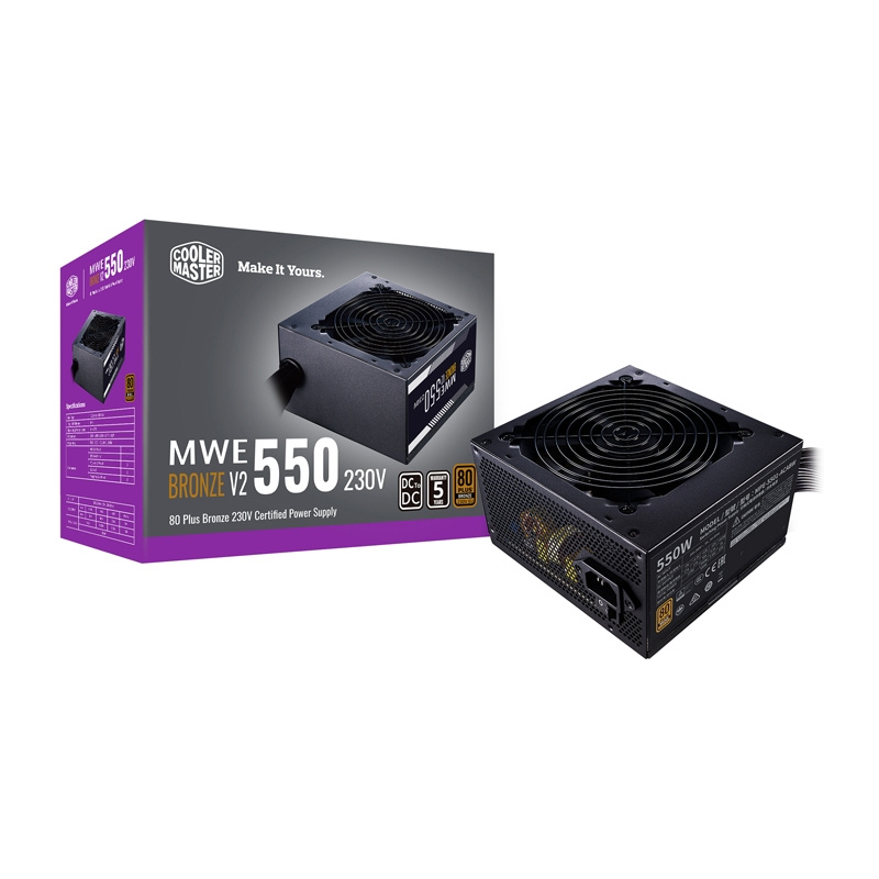 Cooler Master MWE brončana V2 230V 550W jedinica za napajanje