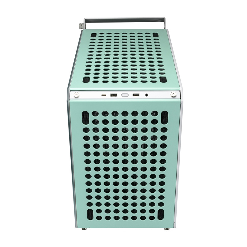 Cooler Master Qube 500 Flatpack Macaron Computer Case (Green)