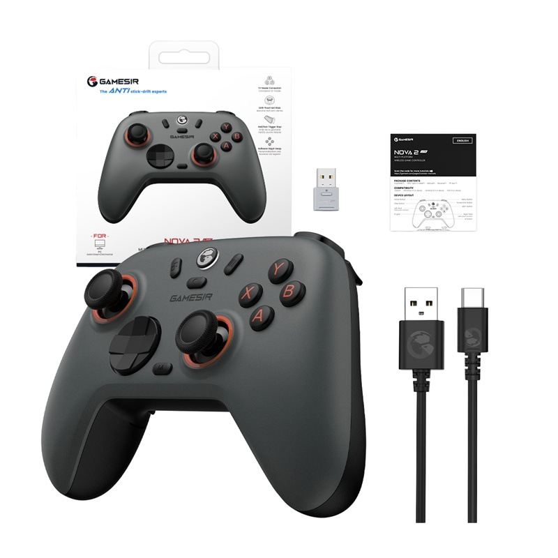 GamesIr Nova 2 Lite bežični kontroler (siva)
