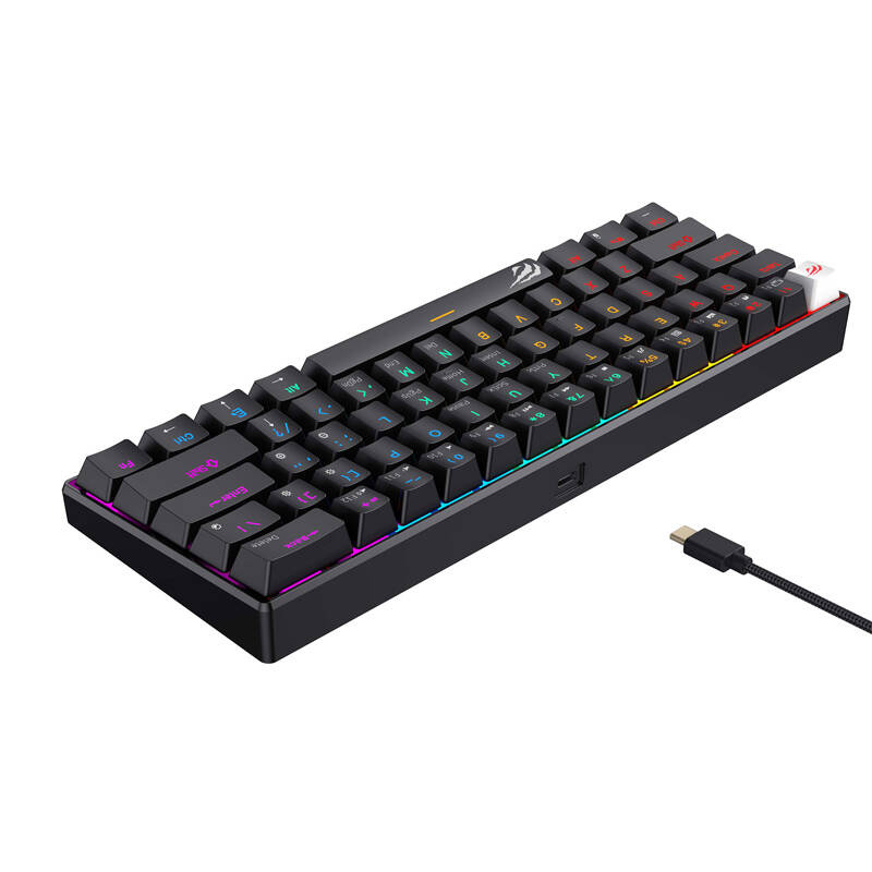 Havit KB903L ožičena mehanička / igračka RGB tipkovnica (crna)