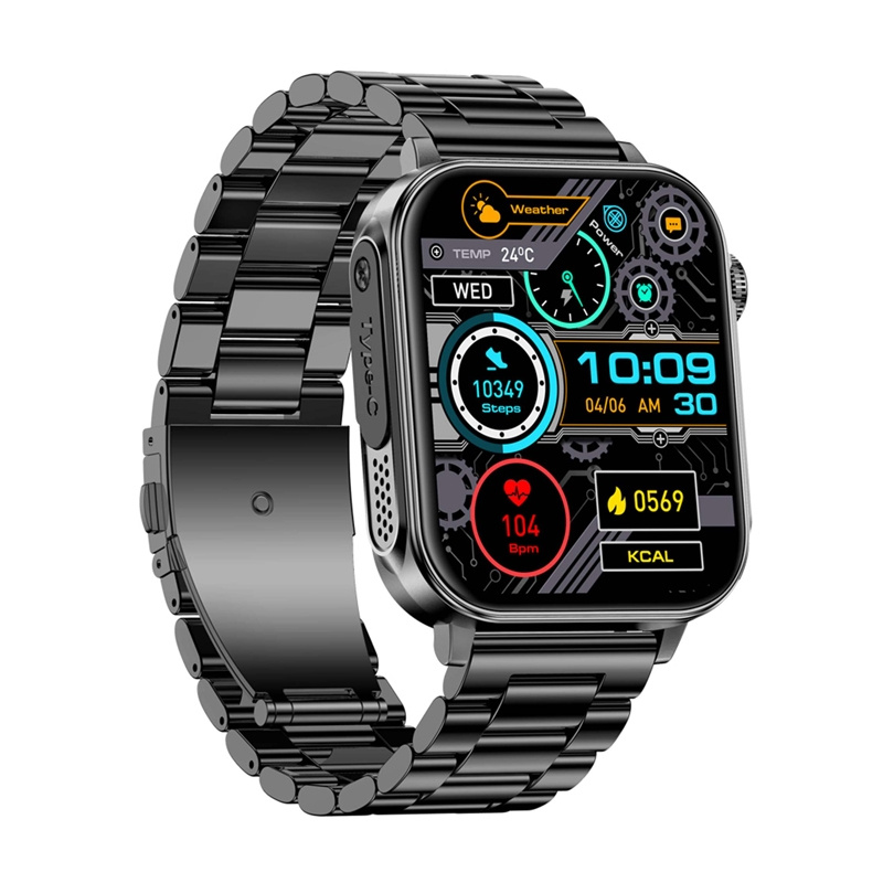 Colmi P80 Smartwatch (Steel Black)