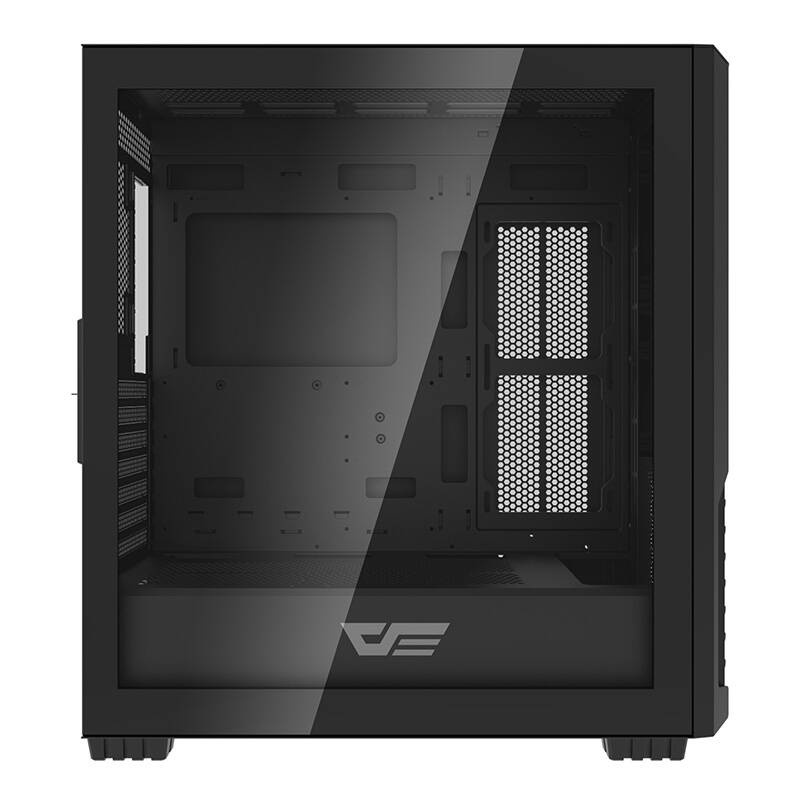 Računalni slučaj DarkFlash DF2100 + 4 ArgB obožavatelji (crni)
