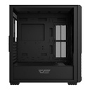 Računalni slučaj DarkFlash DF2100 + 4 ArgB obožavatelji (crni)