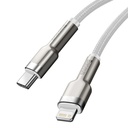 USB-C kabel za Lightning Baseus Cafule, PD, 20W, 1m (bijeli)