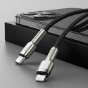 USB-C kabel za Lightning Baseus Cafule, PD, 20W, 2m (crni)