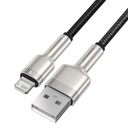 USB kabel za Lightning Baseus Cafule, 2.4A, 1m (crni)