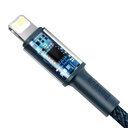 Baseus pleteni kabel visoke gustoće Type-C na Lightning, PD, 20 W, 1 m (plavi)