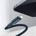 Baseus pleteni kabel visoke gustoće Type-C na Lightning, PD, 20 W, 1 m (plavi)