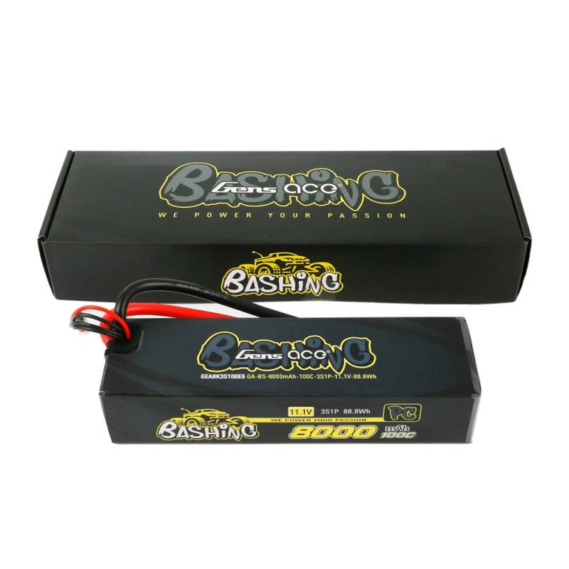 Baterija Gens Ace Bashing 8000mAh 11.1V 100C 3S1P LiPo EC5