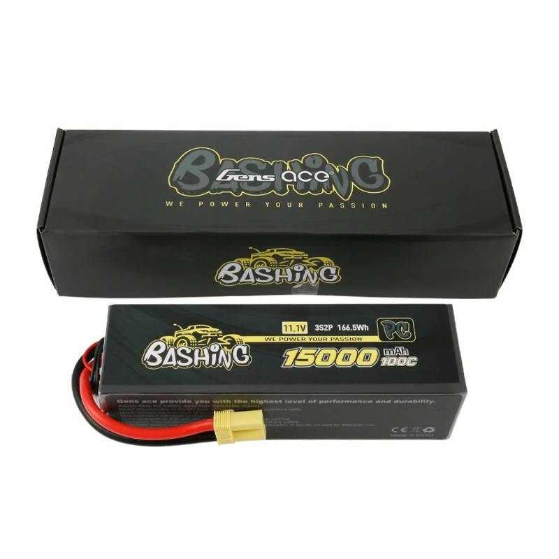 Baterija Gens Ace Bashing 15000mAh 11.1V 100C 3S2P LiPo EC5