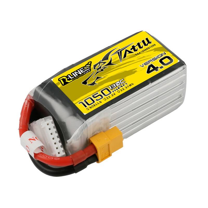 Baterija Tattu R-Line 4.0 1050mAh 22.2V 130C 6S1P XT60