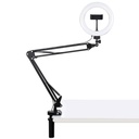 Stolni stalak za ruke Puluz s LED Vlogging Ringom od 20 cm PKT3089B