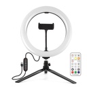 Stativ Puluz s RGBW LED prstenom od 26 cm Vlogging PKT3082B