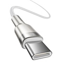 Kabel USB-C na USB-C Baseus Cafule, 100W, 2m (bijeli)