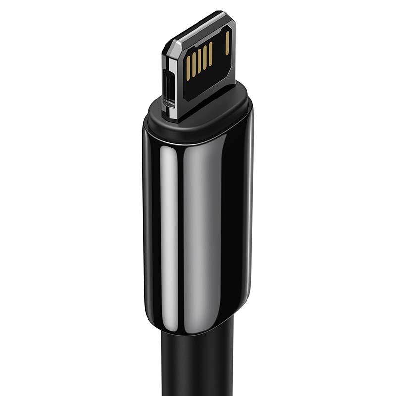 Baseus Tungsten Gold kabel USB na iP 2.4A 1m (crni)