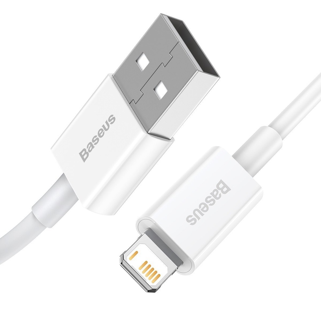 Baseus Superior Series kabel USB na Lightning, 2.4A, 0,25m (bijeli)