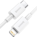 Baseus Superior Series kabel USB-C na Lightning, 20W, PD, 0,25m (bijeli)