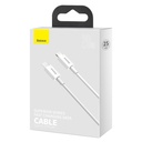 Baseus Superior Series kabel USB-C na Lightning, 20W, PD, 0,25m (bijeli)