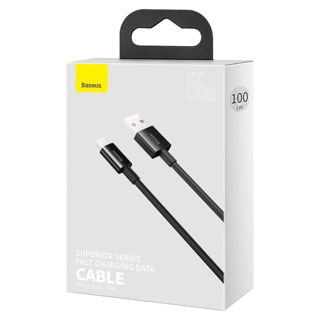 Baseus Superior Series kabel USB na USB-C, 66W, 1m (crni)