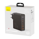 Putni punjač Baseus GaN2 Pro Quick 2x USB + 2x USB-C, 100 W, EU (crni)