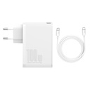 Putni punjač Baseus GaN2 Pro Quick 2x USB + 2x USB-C, 100W, EU (bijeli)