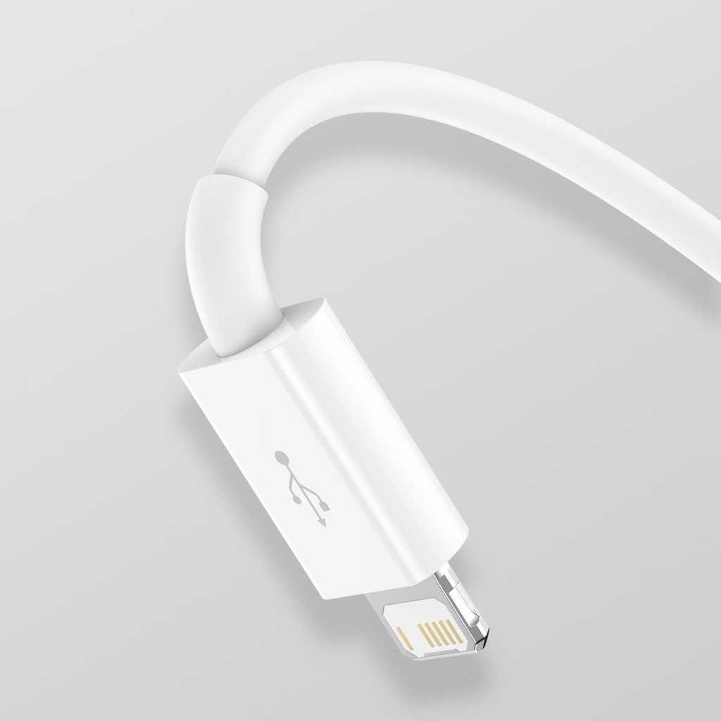 USB kabel 3u1 Baseus Superior Series, USB na mikro USB / USB-C / Lightning, 3.5A, 1.2m (bijeli)