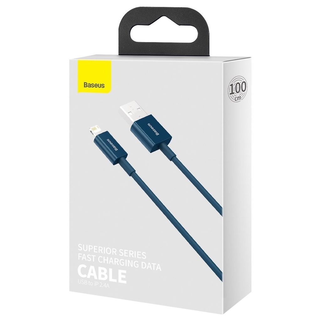 Baseus Superior Series kabel USB na iP 2.4A 1m (plavi)