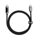 Baseus zaslonski kabel USB-C na Type-C 100W 1m (crni)