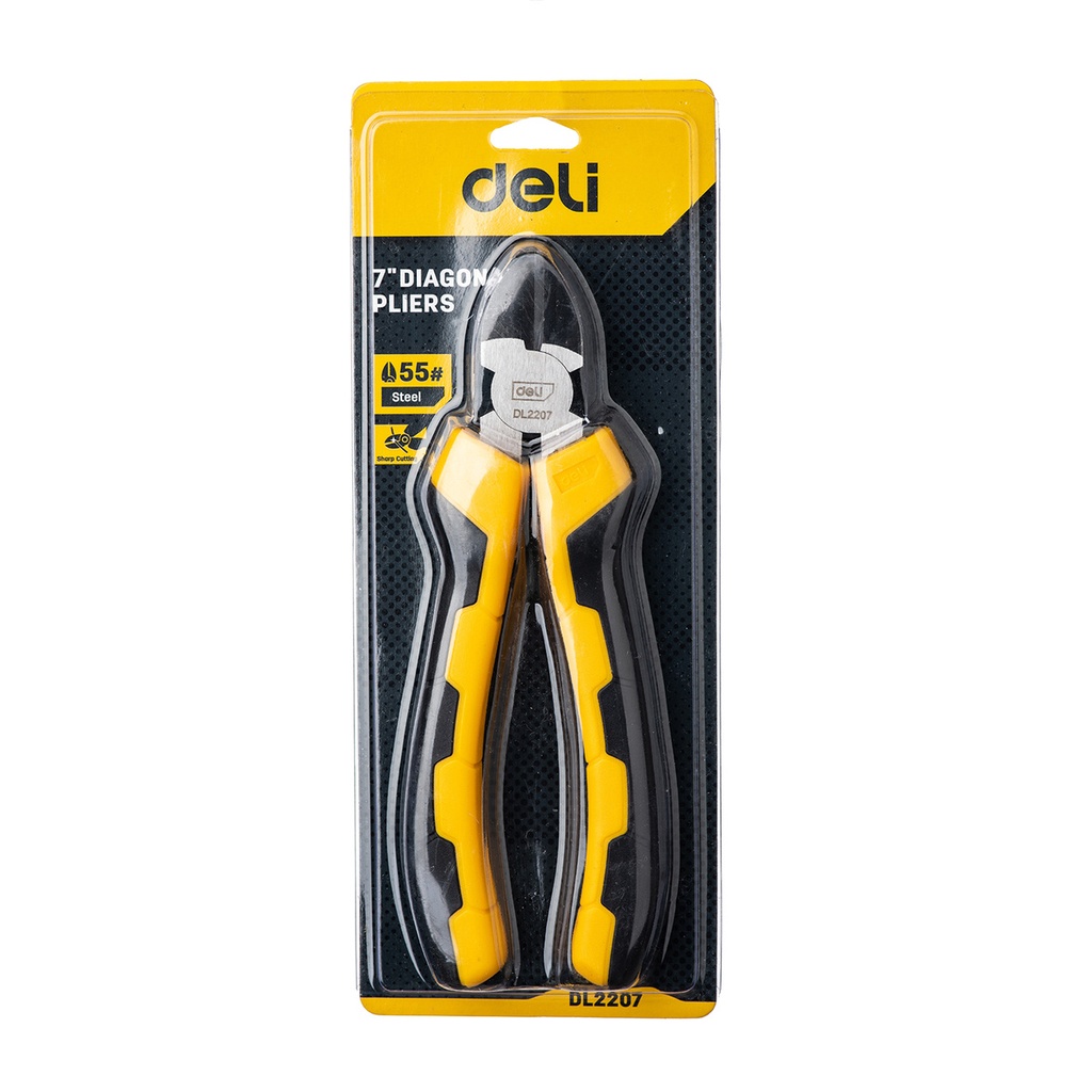 Dijagonalna kliješta 7" Deli Tools EDL2207 (žuta)