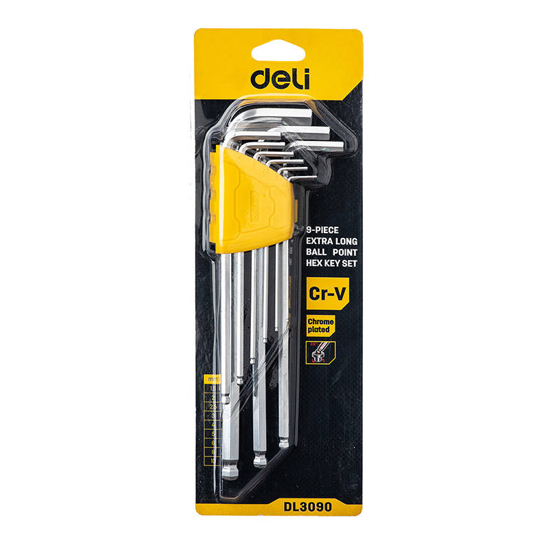 Set šesterokutnih ključeva 1,5-10 mm Deli Tools EDL3080 (srebrni)