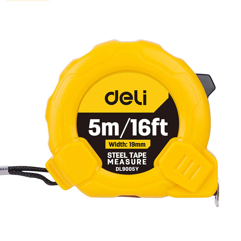 Čelična mjerna traka 5m/19mm Deli Tools EDL9005Y (žuta)