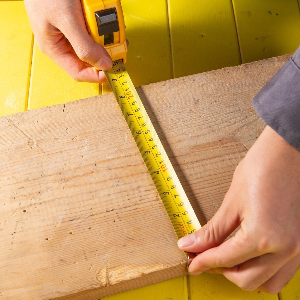 Čelična mjerna traka 10m/25mm Deli Tools EDL9010Y (žuta)
