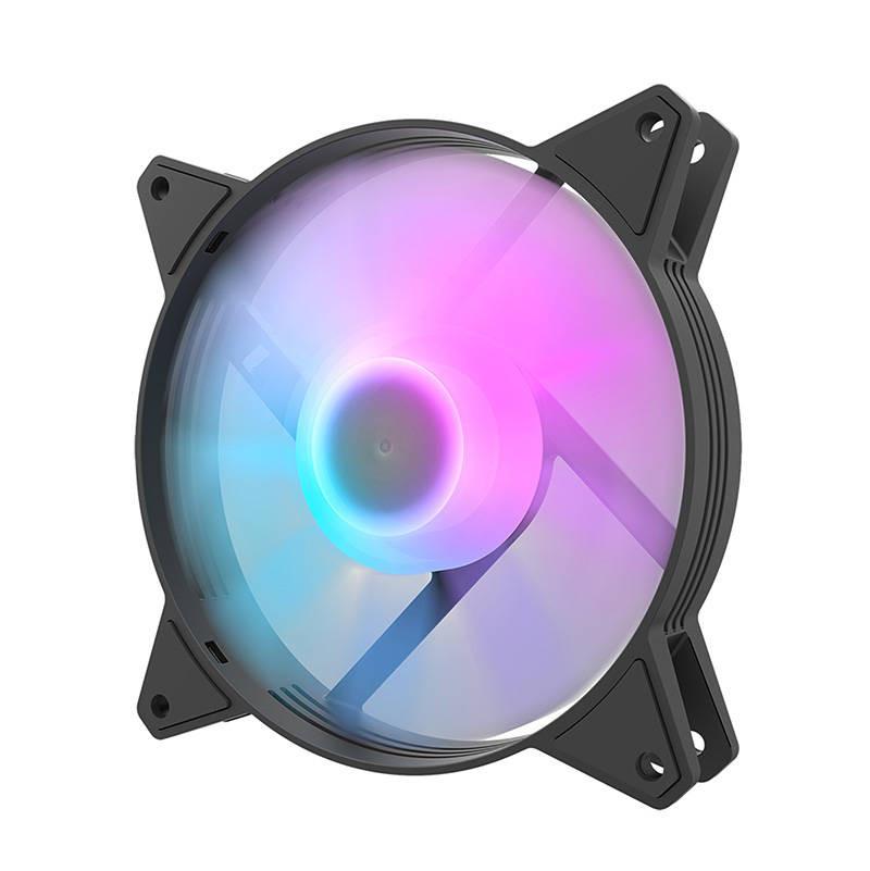 Komplet ventilatora za računalo Darkflash C6, RGB, 3u1 120x120 (crni)