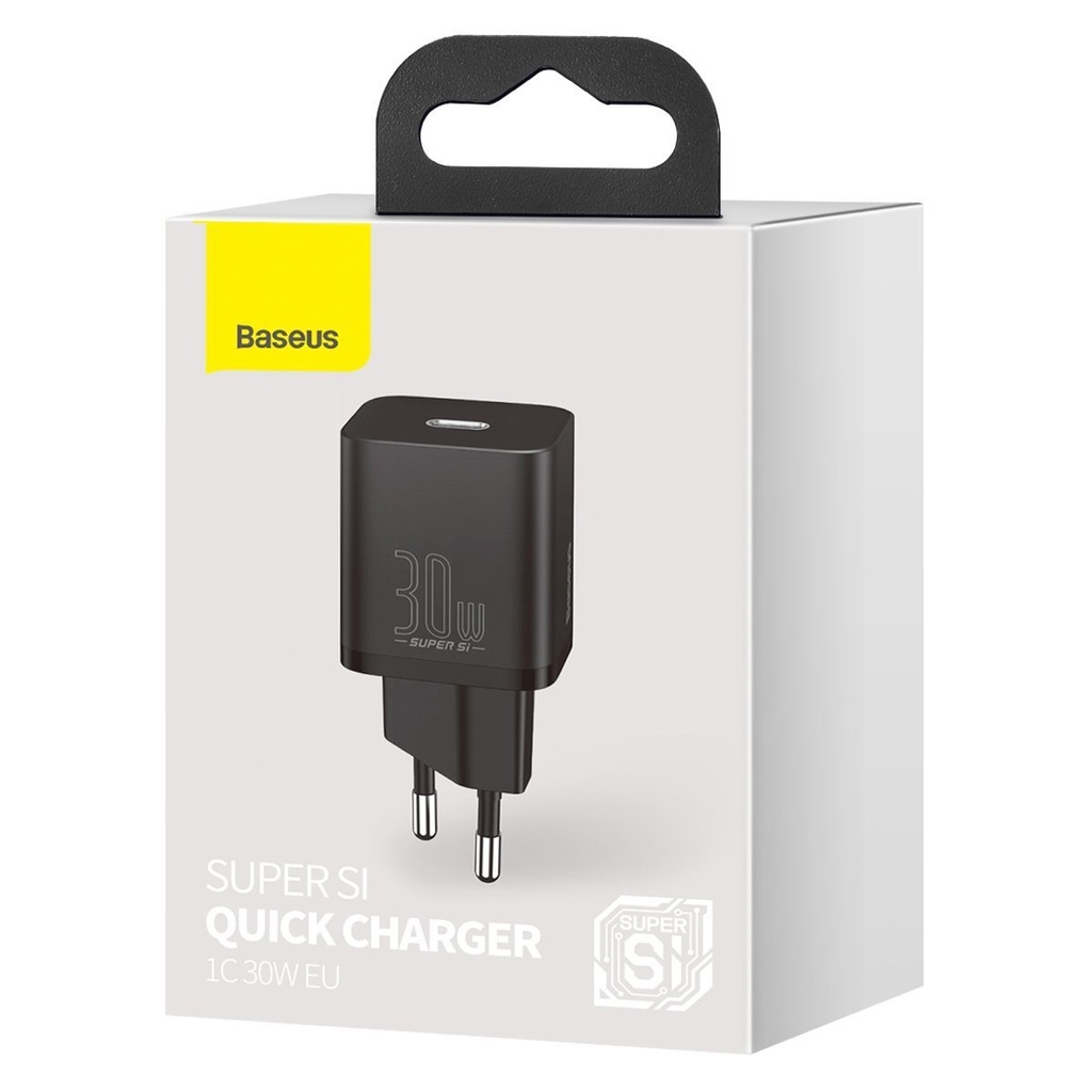 Baseus Super Si Quick Charger 1C 30W (crni)