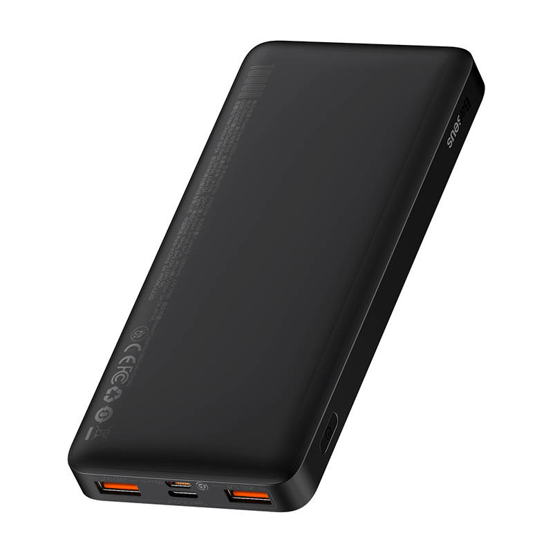 Powerbank Baseus Bipow 10000mAh, 2xUSB, USB-C, 20W (crni)