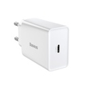 Baseus Speed ​​Mini Quick Charger, USB-C, PD, 3A, 20W (bijeli)