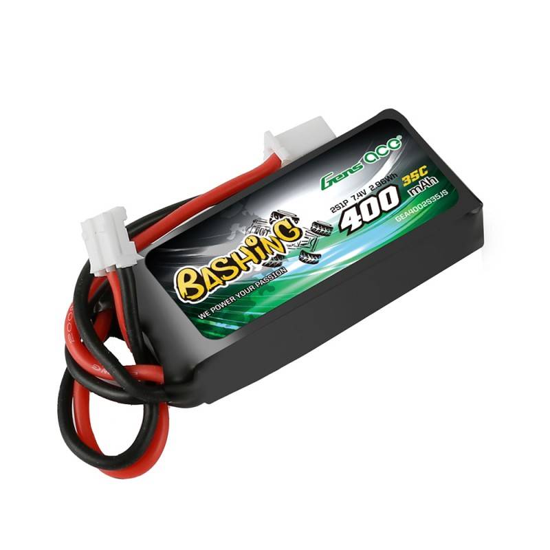 Baterija Gens Ace 400mAh 7.4V 35C 2S1P LiPo