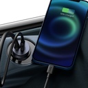 Auto punjač Baseus Share Together s produžnim kabelom, 2x USB, 2x USB-C, 120W (sivo)