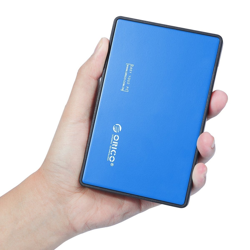 Vanjsko kućište tvrdog diska Orico SSD/HDD 2.5" SATA III (plavo)