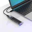 Kućište SDD M.2 Orico, NVME, USB-C 3.1 Gen.2, 10 Gbps (crno)