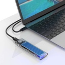 Kućište SDD M.2 Orico, NVME, USB-C 3.1 Gen.2, 10 Gbps (plavo)