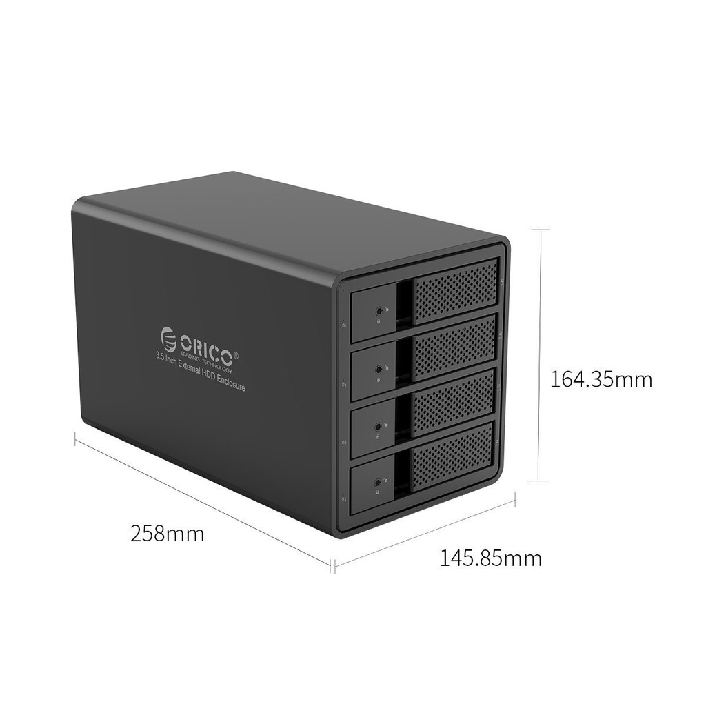 Kućište za tvrdi disk Orico HDD, 3,5 inča, 4 otvora, USB 3.0 tip B