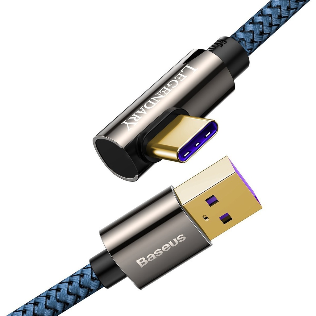 Kabel USB na USB-C Baseus Legend Series, 66W, 1m (plavi)