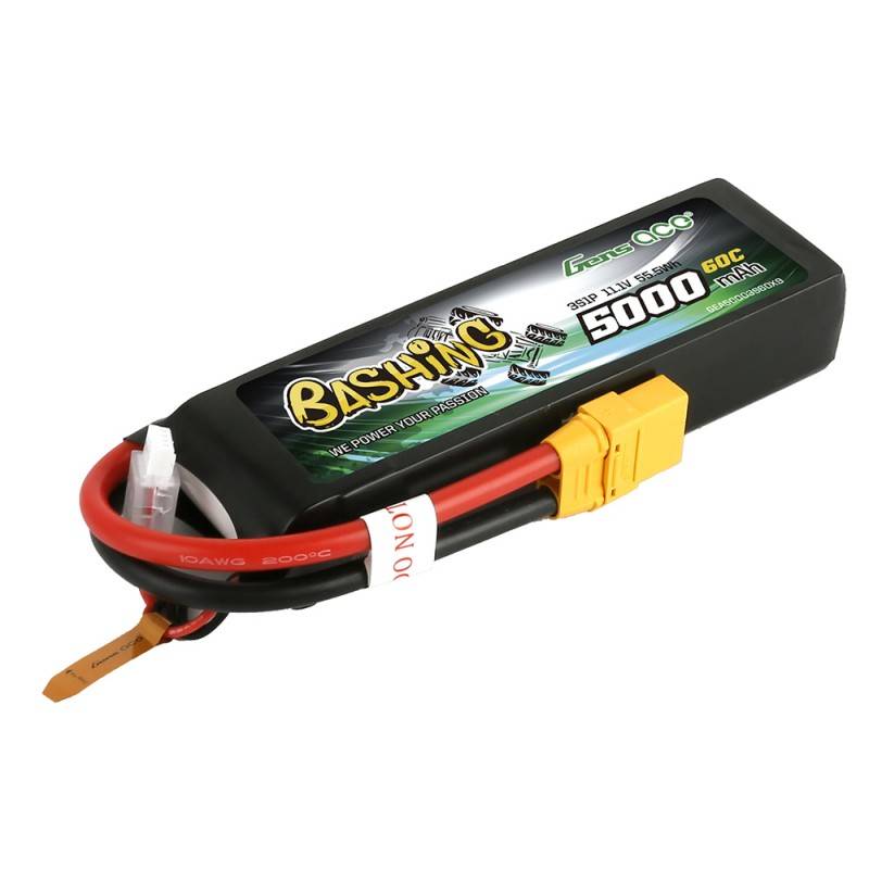 Gens Ace Bashing 5000mAh 11.1V 3S1P 60C XT90 LiPo baterija