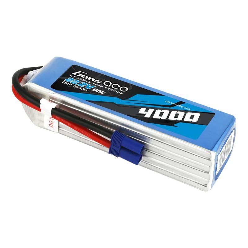 Baterija Gens Ace 4000mAh 22.2V 60C 6S1P EC5