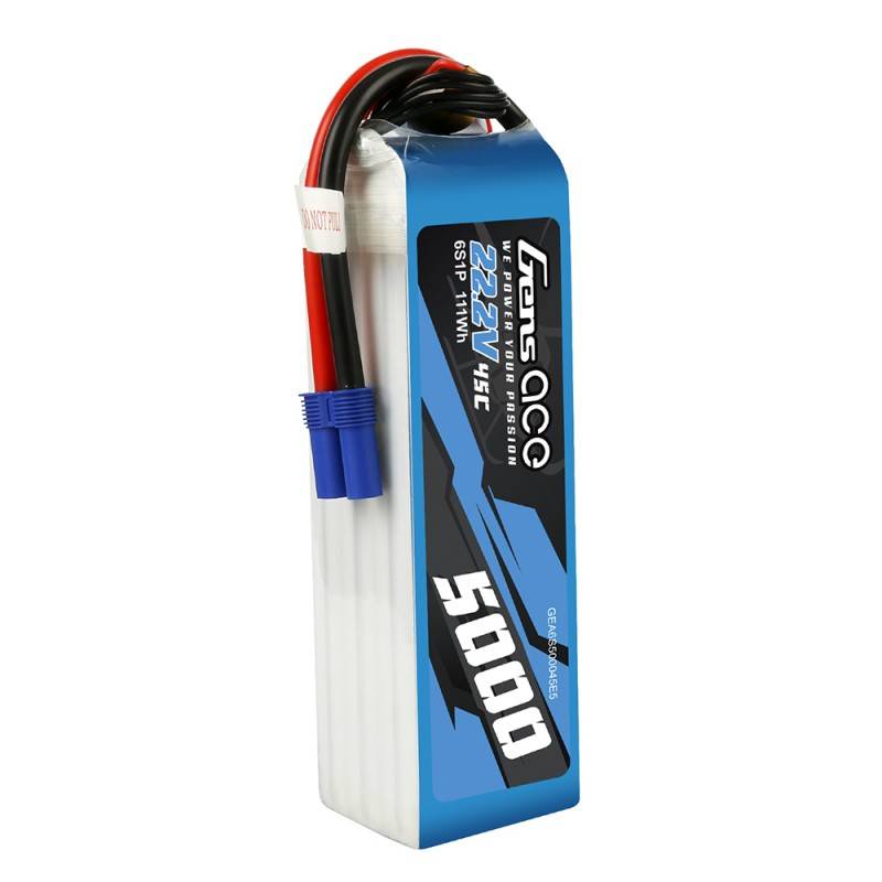 Baterija Gens Ace 5000mAh 22.2V 45C 6S1P