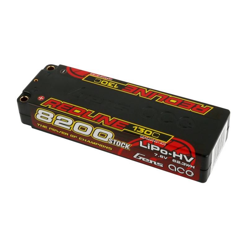 Gens Ace Redline 8200mAh 7.6V 130C 2S1P HardCase HV baterija