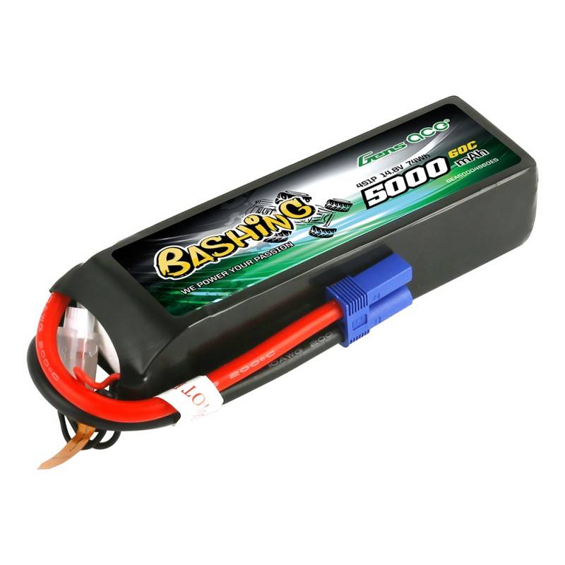 Gens Ace Bashing 5000 mAh 14,8 V 4S1P 60C EC5 LiPo baterija